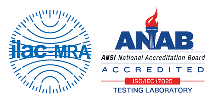ILAC-MRA ANAB Accredited Testing Laboratory